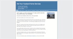 Desktop Screenshot of notyourhusband.com