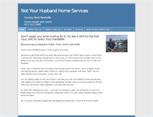 Tablet Screenshot of notyourhusband.com